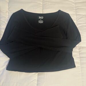 SO Black Cropped Long Sleeve
Well loved but in great condition